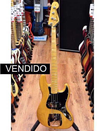 Fender American Vintage 1975 Jazz Bass Aged Natural-MN (#1)